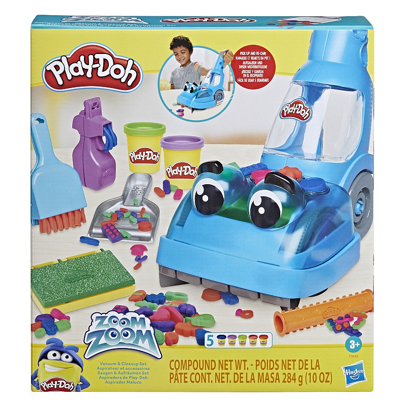 PLAY-DOH Putekļsūcējs un tīrīšanas komplekts F3642