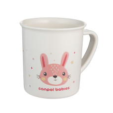 CANPOL BABIES Cute Animals krūzīte no plastmasas 170ml 12m+, 4/413pin2