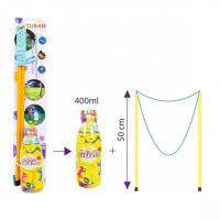 TUBAN Lielās nūjas burbuļu veidošanai 50 cm + ziepju burbuļi 400 ml, TU3637