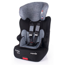 NANIA RACER ISOFIX bērnu autosēdeklītis 9-36kg SILVER 869020