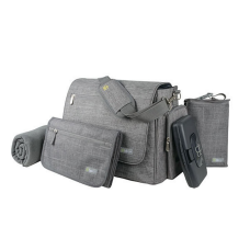 BBLUV Ültra Complete diaper bag for all your needs Heather Grey B0110