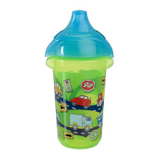 MUNCHKIN CLICK LOCK Deco Mācību krūzīte 9m+ 266ml, 011892 Green Vehicles