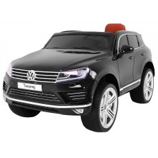 RAMIZ VOLKSWAGEN TOUAREG elektromobilis ar tālvadības pulti 12V/10Ah, F666 melns