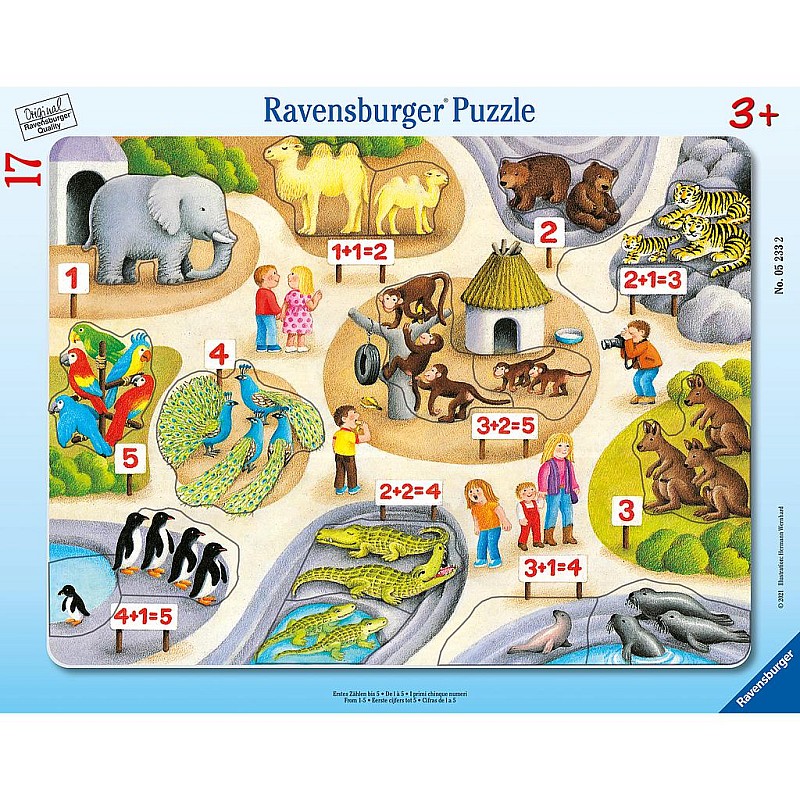 Ravensburger Plakanā puzle Reading 17gb. 3+ R 05233