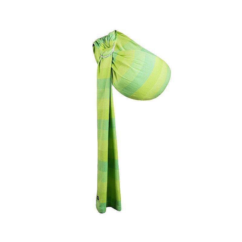 WOMAR Slings HUG ME Nr.16 LIGHT GREEN STRIPES