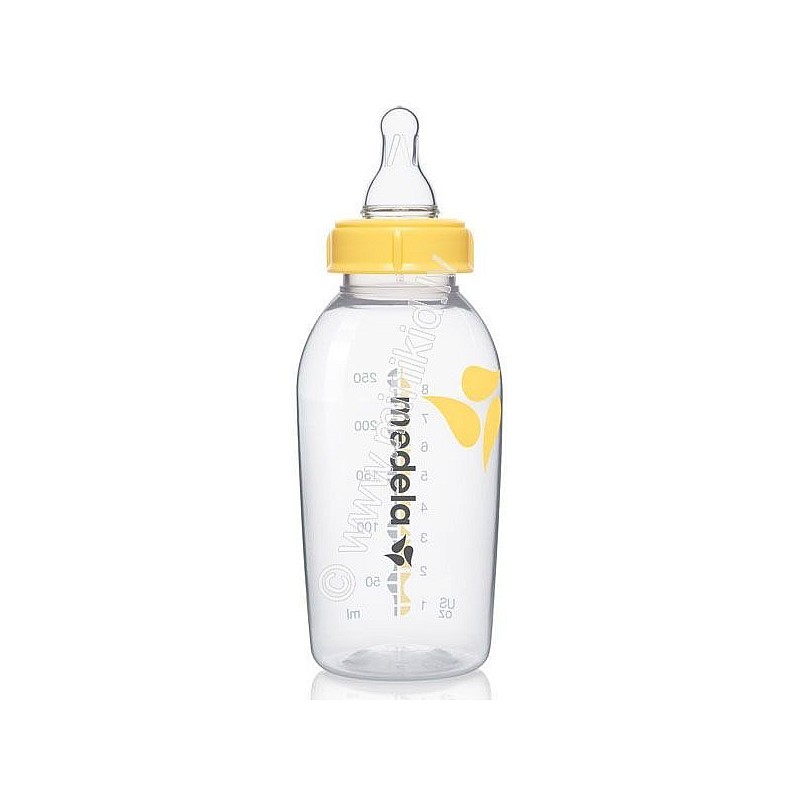 MEDELA Barošanas pudele ar silikona knupi (M) 250ml, 200.2273