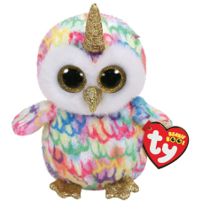 TY Beanie Boos Mīkstā rotaļlieta ENCHANTED - owl with horn reg 15cm, TY36253 IZPĀRDOŠANA