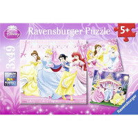 Ravensburger puzle 3X49 Snow White R 09277
