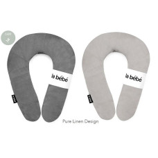 LA BEBE Snug Barošanas pakaviņš spilvens Dark Grey 20x70cm 78259