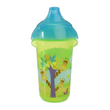 MUNCHKIN CLICK LOCK Deco Mācību krūzīte 9m+ 266ml, 011892 Green Giraffe