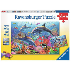 Ravensburger puzle 2x24 Underwater Beauty R09017