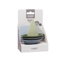 BIBS Buru laivas 3 pac  12M+ blue mix