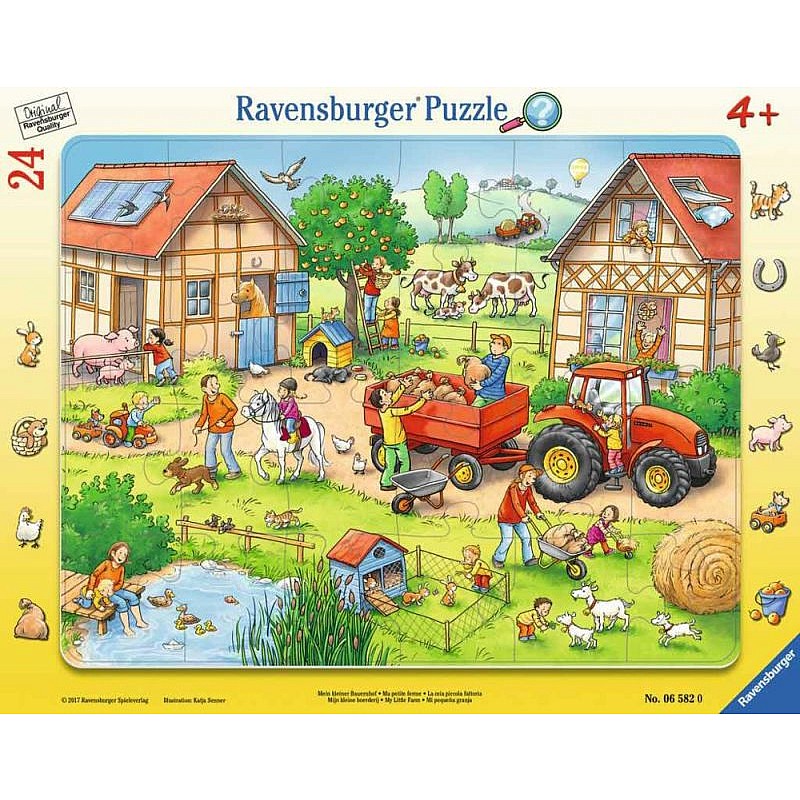 Ravensburger Plakanā puzle 24elem. R06582 IZPĀRDOŠANA