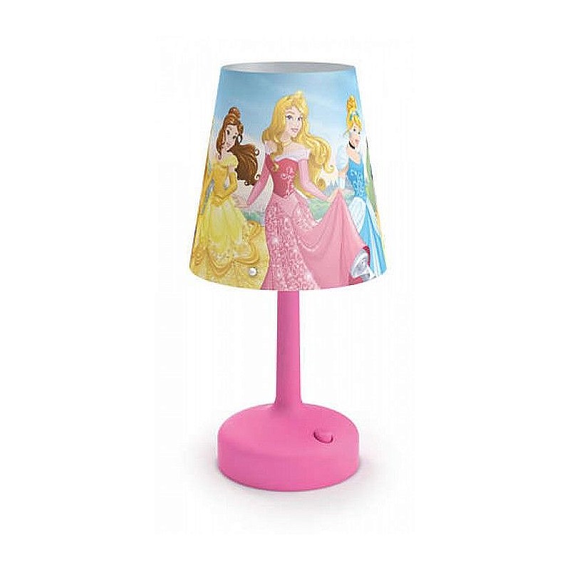 Philips Disney LED galda lampa Princess, rozā, 717962816