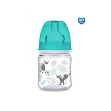 CANPOL BABIES EasyStart JUNGLE PP antikoliku pudelīte ar platu kaklu 120ml 0m+ 35/226