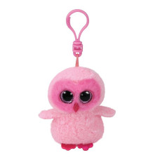 TY Beanie Boos Mīkstā rotaļlieta - piekariņš PINK OWL TWIGGY 8cm, TY35039