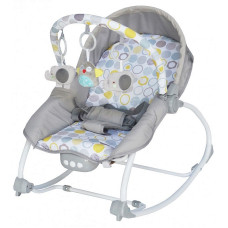 BABY MIX Šūpuļkrēsliņš, LCP-BR212-852 pelēks