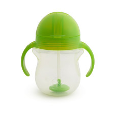 MUNCHKIN pudele ar salmiņu Click Lock 207ml Green 01225601