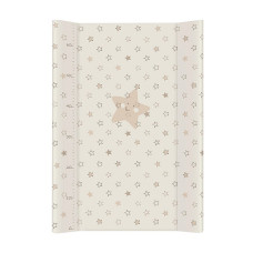 CEBABABY Mīkstā pārtinamā virsma 70x50cm STARS BEIGE W-102-066-111