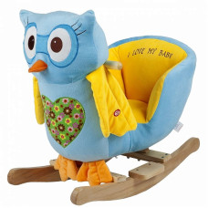 BABYGO Šupuļdzīvnieks OWL BLUE, 910-13