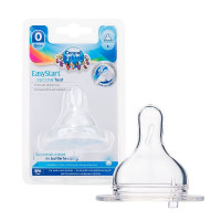 CANPOL BABIES EasyStart Silikona knupītis 0m+, mini 1gab. 21/719