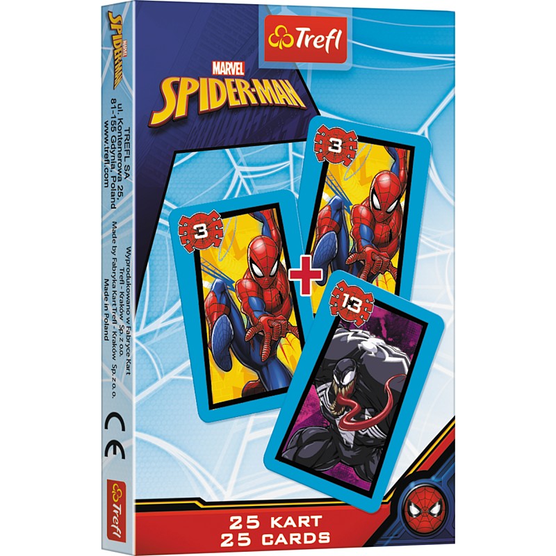 TREFL SPIDER-MAN Kāršu spēle Zirnekļcilvēks