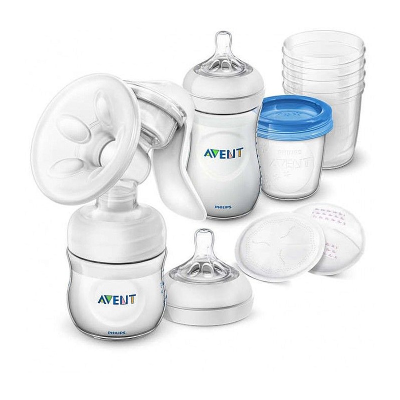 PHILIPS AVENT Comfort manuālā krūts piena sūkņa komplekts SCD221/00