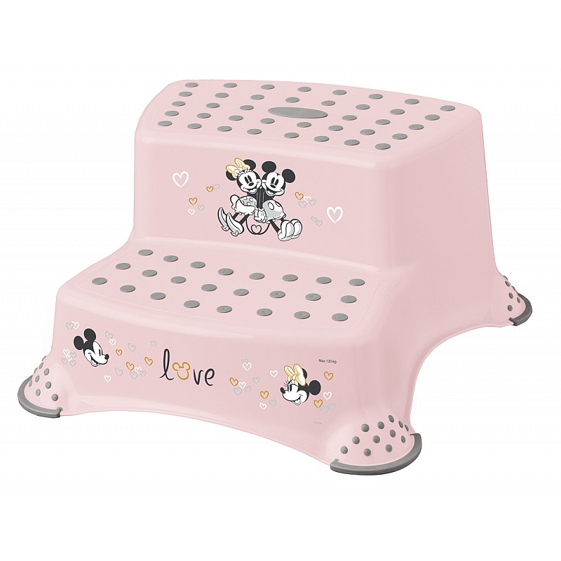 OKT KIDS Divpakāpju anti-slip soliņš Minnie, pink