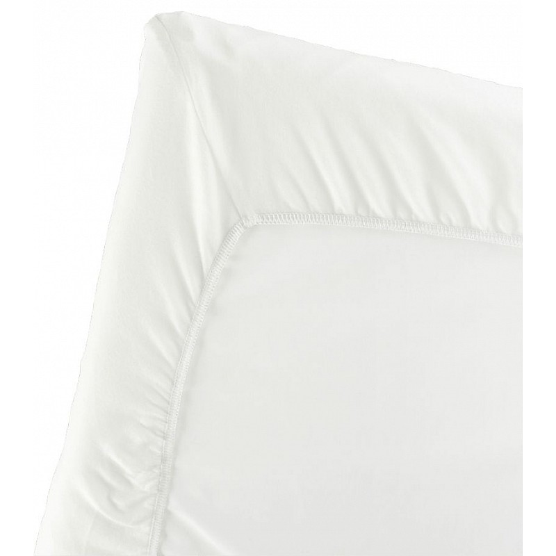 BABYBJORN Travel Cot Light palags ar gumiju 105x60cm ceļojumu gultiņai, WHITE ORGANIC 043035