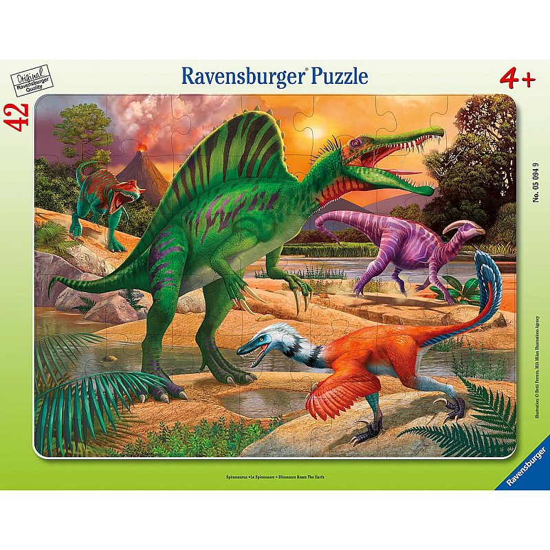 Ravensburger Plakanā puzle Spinosaurus 42gb. 4+ R 05094