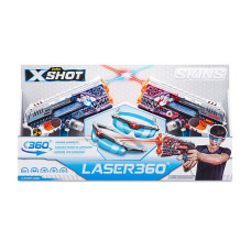 X-SHOT rotaļu pistole "Laser Skins", 2 gab., sortiments, 36602