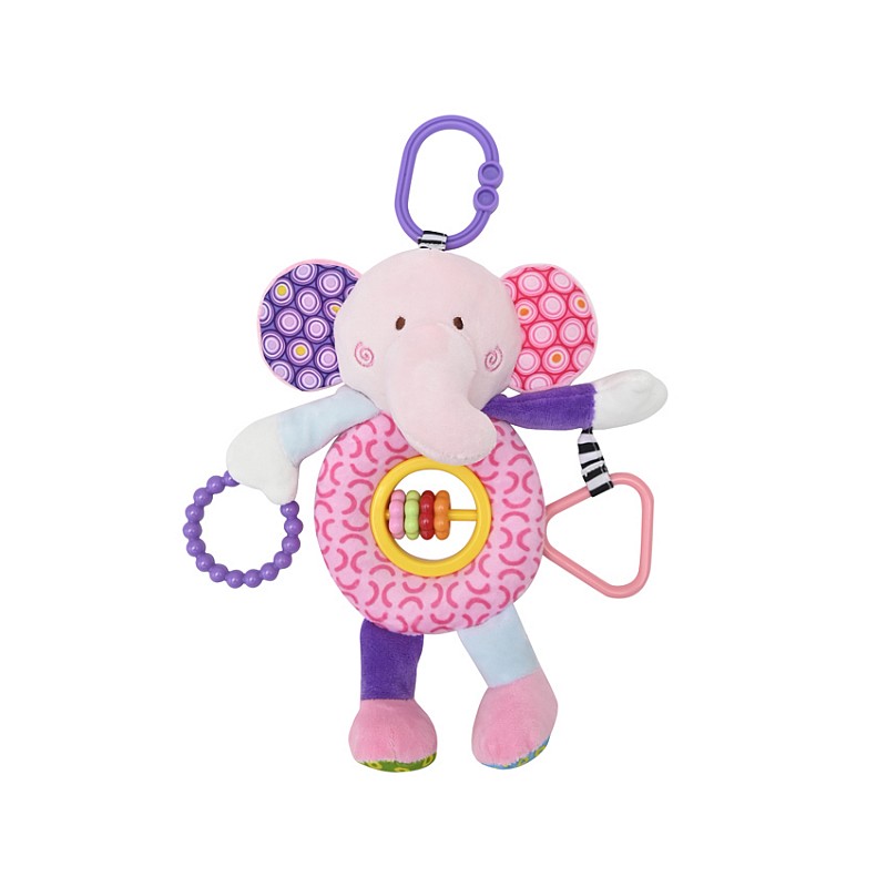 LORELLI Piekaramā rotaļlieta ELEPHANT PINK, 1019141 0005