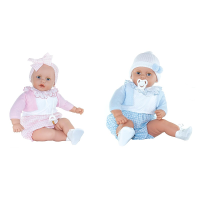 MAGIC BABY Lelle BOBO rozā vai zilā apģērbā 65cm 05118