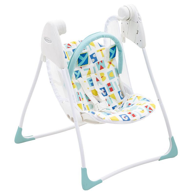 GRACO Delight šūpoles 0m+ Block Alphabet 213580