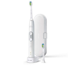 PHILIPS PROTECTIVECLEAN 6100 SONIC elektriskā zobu birste (BALTS AR SUDRABU) HX6877/34