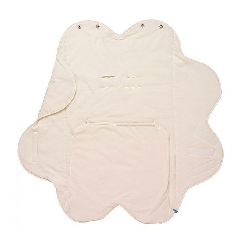 WALLABOO Bērnu konverts Fleur, 85x85cm, ivory cream