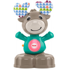 FISHER PRICE LINKANIMALS Attīstošā rotaļlieta ar skaņu Musical Moose GJB21 RU