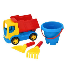 GERARDOS TOYS Tigres smilšu rotaļlietas Tech Truck 4elem. 58466