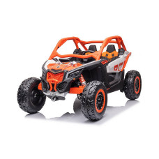 TO-MA MAVERICK Bērnu elektromobilis 24V-4WD, DK-CA001 (EVA riteņi) oranžs