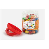 VIGA Koka šņorējamā rotaļlieta Pērlītes 90gab 58304