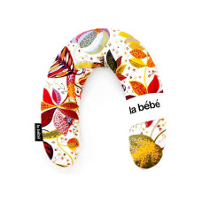 LA BEBE Rich Cotton Barošanas pakaviņš spilvens Red leaf fall 30x175cm 78636