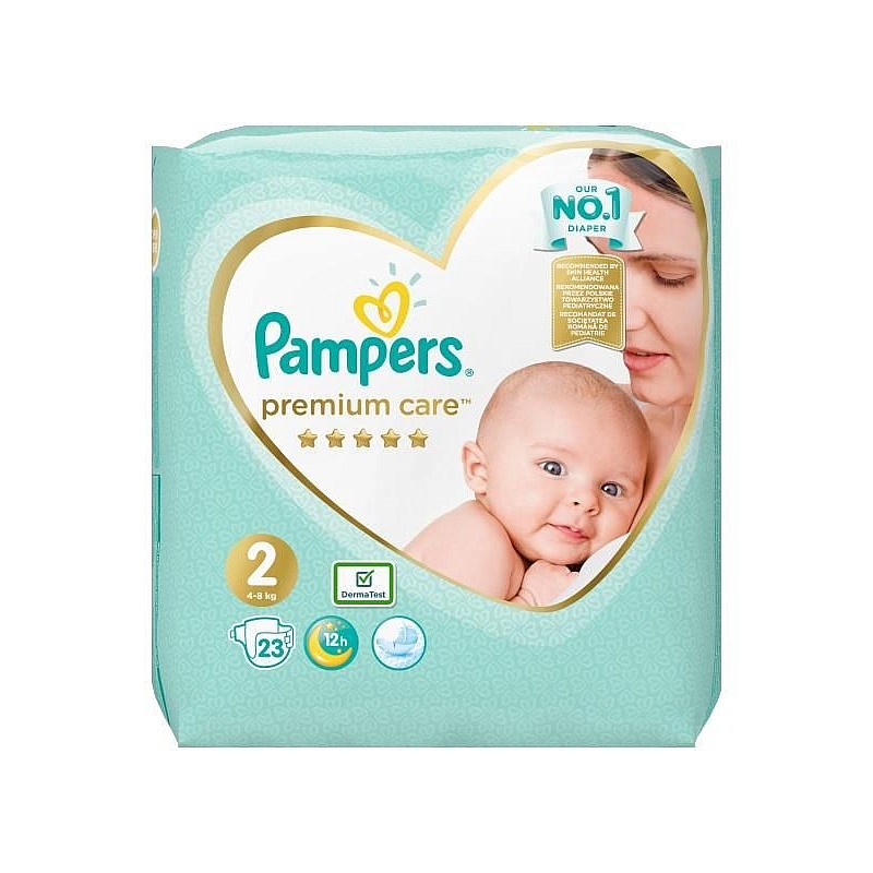 Pampers Premium Care S2, 4-8kg, 23 gab.