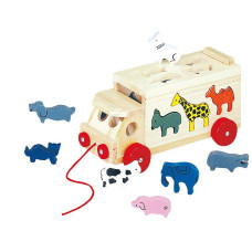 BINO formu šķirotājs Animal shape wagon 18m+ 84068 ATLAIDE