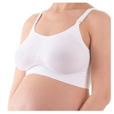 BELLISSIMA Regulējams krūšturis barojošām māmiņām Maternity L-XL bianco IZPĀRDOŠANA