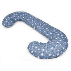 CEBABABY PHYSIO DUO barošanas pakaviņš 300cm Denim Style Stars blue