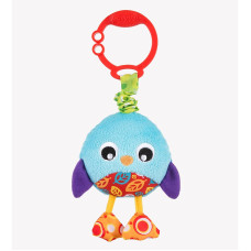 PLAYGRO Piekaramā rotaļlieta ar vibrāciju Wiggling Poppy Penguin 0M+ 0186973