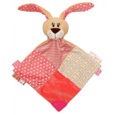 BABY MIX Čaukstošā rotaļlieta 0m+ PINK RABBIT STK-17525R