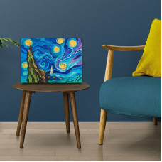 MOON LIGHT CLAY Radošais komplekts Modelēšanas masas - 3D glezna Starry night (30*40 cm)