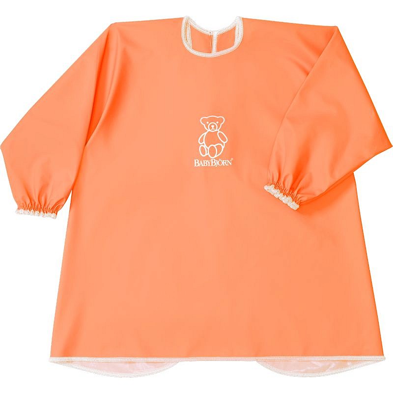 BABYBJORN Long Sleeve Bib Priekšautiņš, 044383 orange