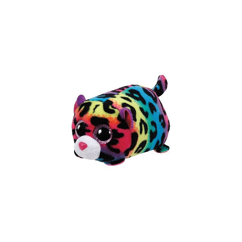 TY Teeny Tys  Mīkstā rotaļlieta MULTICOLOR LEOPARD JELLY 9cm, TY42163 IZPĀRDOŠANA